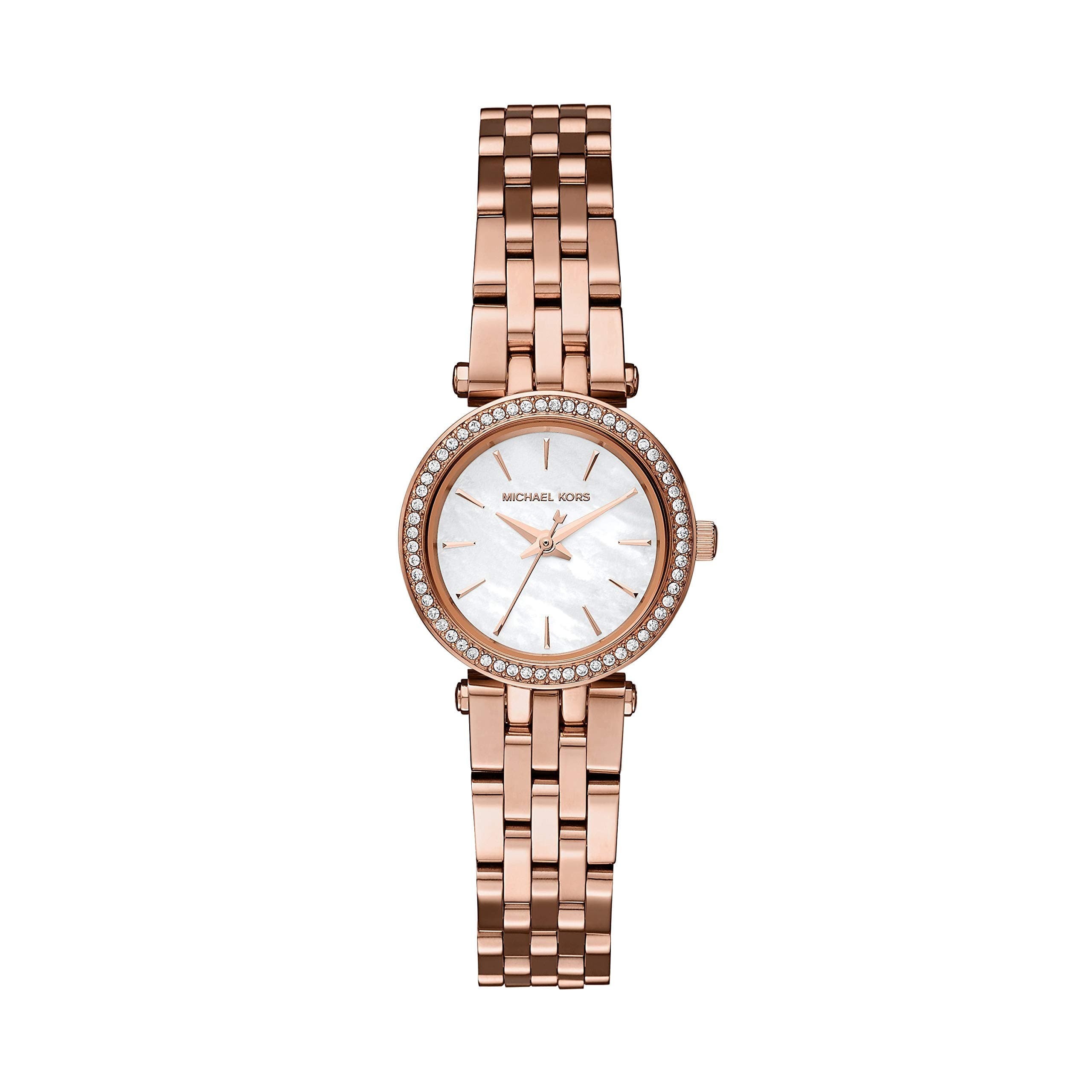 Michael Kors Women's Petite Darci Three-Hand, Rose Gold-Tone Stainless Steel Watch, MK3832 on Amazon.ae - Price Tracker