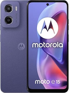 Motorola Moto E15 Dual-SIM 64GB ROM + 2GB RAM (GSM Only | No CDMA) Factory Unlocked 4G/LTE Smartphone (Fresh Lavender) - International Version on Amazon.ae - Price Tracker