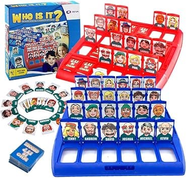 Who Is It? - Classic Family Guessing Board Game for Kids & Adults, Fun Puzzle Game for Travel, Parties & Game Night on Amazon - Best Deal Finder
