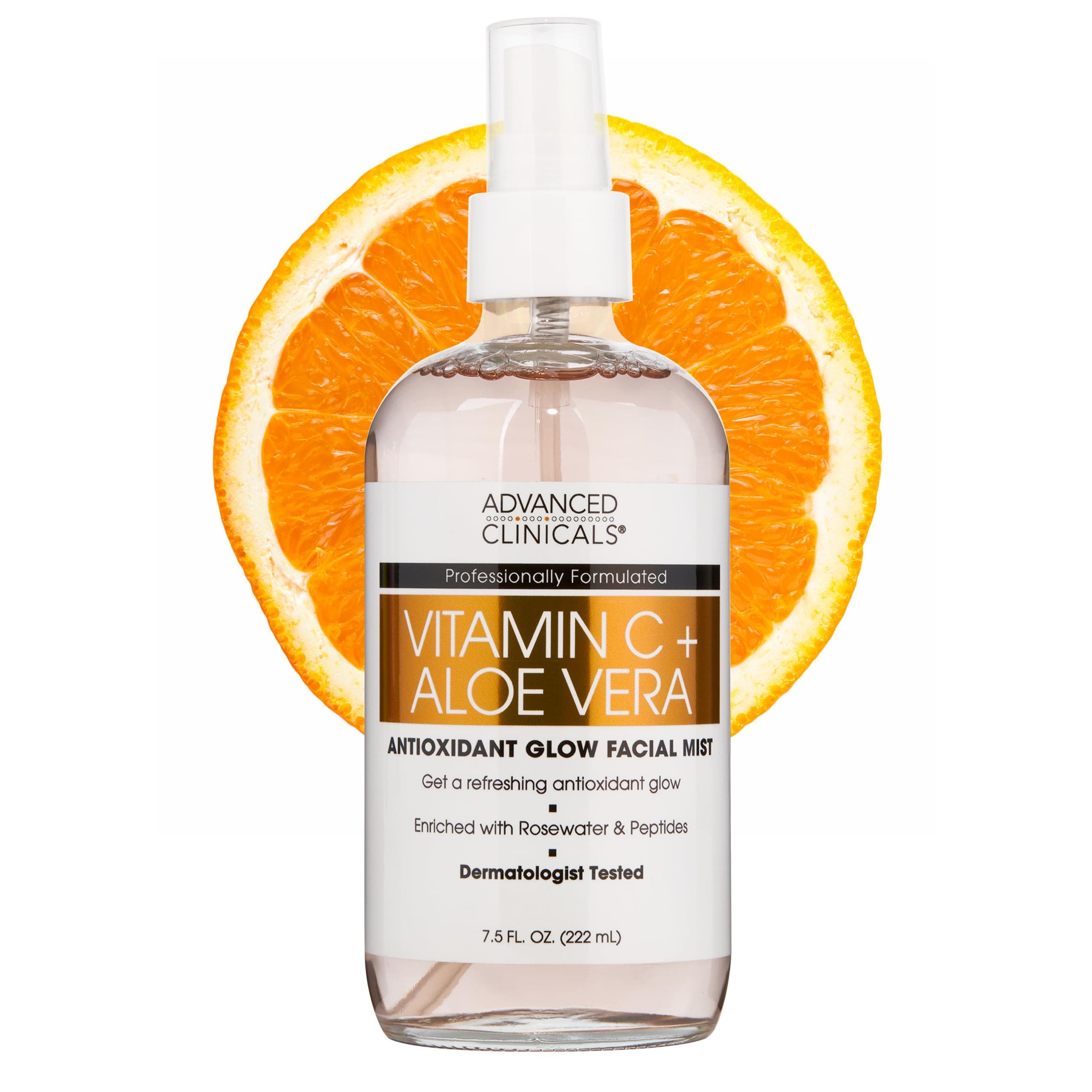 Advanced Clinicals, Vitamin C + Ferulic Acid, Antioxidant Glow Facial Mist, 8 fl oz (237 ml) on Amazon.ae - Price Tracker