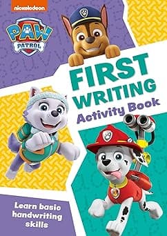 Paw Patrol First Writing Activity Book: Get ready for school with Paw Patrol on Amazon.ae - Price Tracker