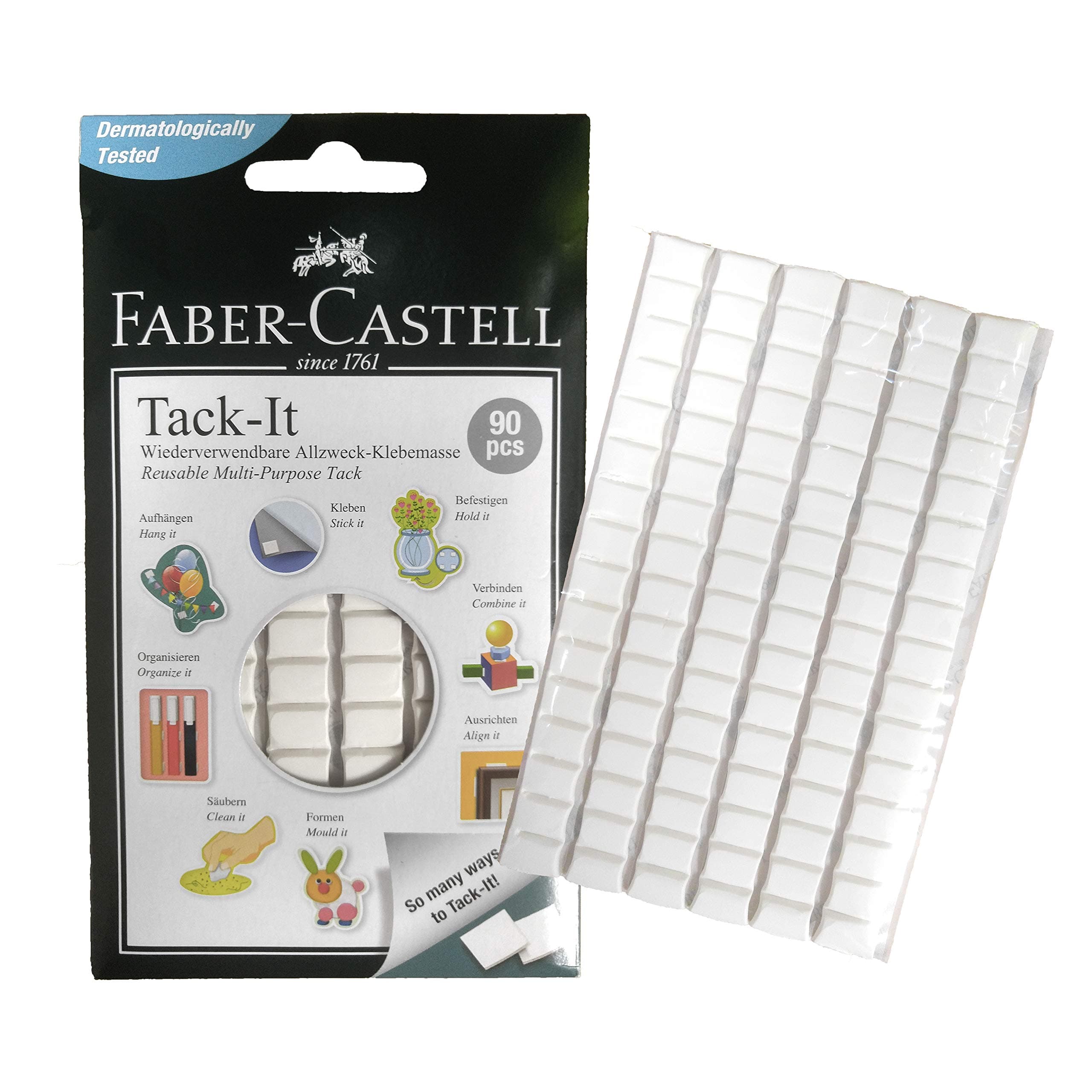 Faber-Castell Adhesive Tack-It 90 pcs 50g white on Amazon.ae - Price Tracker