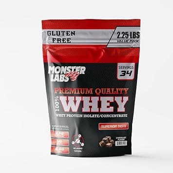 100% Whey Protein Powder, Premium Quality Whey Isolate & Concentrate, 34 Servings, 2.25 lbs (1.02 kg) (Chocolate) على Amazon.ae - متتبع الأسعار