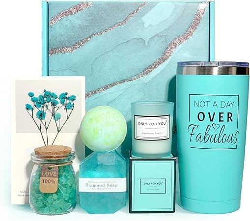 RENMTURE Candles & Bath Bombs Set,Birthday, Women's Day Mother's Day, Bubble Bath Set Gifts,Relaxing Spa Gift box set for Women (Blue Ocean) on Amazon.ae - Price Tracker