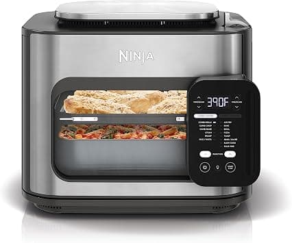 Ninja Combi All-in-One Multicooker, Oven, & Air Fryer, Complete Meals in 15 Mins, 14-in-1 Functions, Combi Cooker + Air Fry, Bake, Roast, Slow Cook and More, 3 Accessories, Stainless Steel, SFP701 على Amazon.ae - متتبع الأسعار