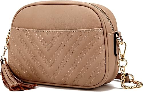 Lola Mae Quilted Crossbody Bag, Trendy Design Shoulder Purse on Amazon.ae - Price Tracker