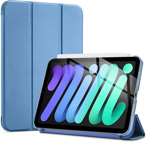 ProCase Smart Case for iPad Mini 7 A17 Pro 2024/iPad Mini 6 2021 8.3 Inch iPad Mini 7th/6th Gen Case, Hard Back Cover for iPad Mini 8.3" 7th Gen A2995/A2996/A2993/6th Gen A2567 A2568 A2569 -Blue on Amazon.ae - Price Tracker