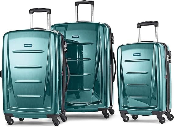 Samsonite Winfield 2 Hardside Luggage with Spinner Wheels, 3-Piece Set (20/24/28), Cactus Green on Amazon.ae - Price Tracker