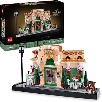 LEGO Icons French Café Building Set for Adults - incl. a Picturesque Facade, Hanging Flowerpots & Ornate Seating - Model Kit for Home or Office Desk Decor - DIY Gift Idea for Women & Men - 10362 - Amazon.sa Price Tracker