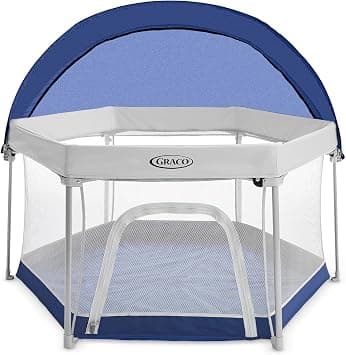 Graco Pack 'n Play LiteTraveler LX Playard Outdoor and Indoor Playspace with Compact Fold UV Canopy on Amazon.ae - Price Tracker