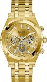 GUESS Men's Sport Multifunction 44mm Watch – Gunmetal & Blue Dial with Gunmetal Stainless Steel Case & Bracelet - Amazon.ae Price Tracker