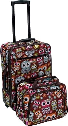 Rockland Fashion Softside Upright Luggage Set - Amazon.sa Price Tracker