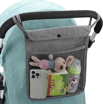 Universal Stroller Organizer, Mesh Bag Fits for Uppababy, Nuna, Britax, Doona Strollers, Non-Slip Adjustable Stroller Mesh Cargo Net Storage Caddy Accessories on Amazon.ae - Price Tracker