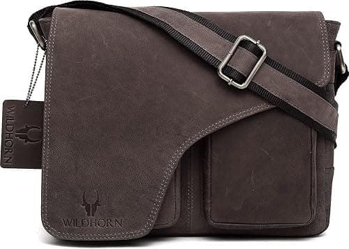 WildHorn Men Leather Messenger Bag Luggage- Messenger Bag (pack of 2) on Amazon.ae - Price Tracker