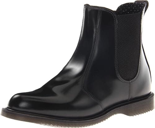 Dr. Martens Women's Leather Flora Chelsea Ankle Boot Black, 42 EU on Amazon - Best Deal Finder