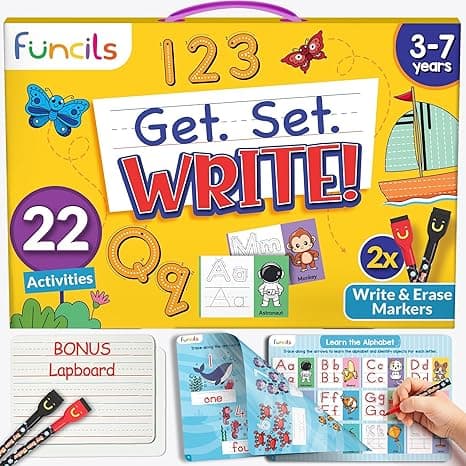 Learn to Write for Kids - Educational Toys & Games, Preschool & Kindergarten Learning Activities, Writing Practice Book, Birthday Gifts for Girls and Boys for Ages 3, 4, 5, 6 Year Old on Amazon.ae - Price Tracker