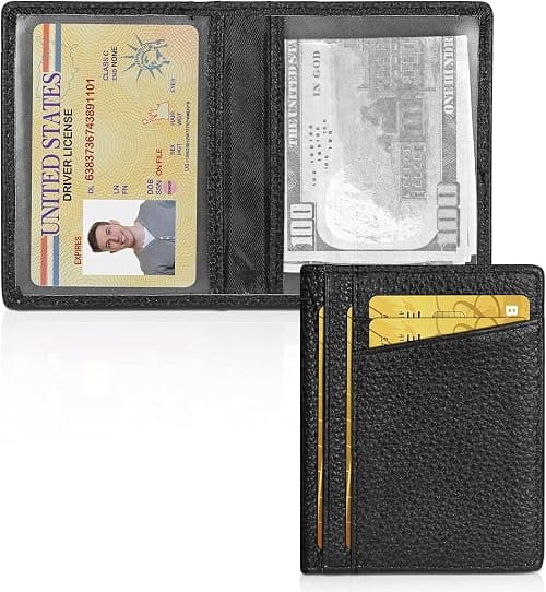محفظة من إكسيفور مصنوعة من الجلد للرجال، بتصميم بسيط باللون الأسود، مع خاصية حماية RFID على Amazon.sa - متتبع الأسعار