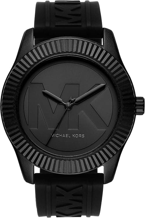 Michael Kors - Maddye Analog Quartz Watch with Black Silicone Strap for Women MK6801 on Amazon.ae - Price Tracker