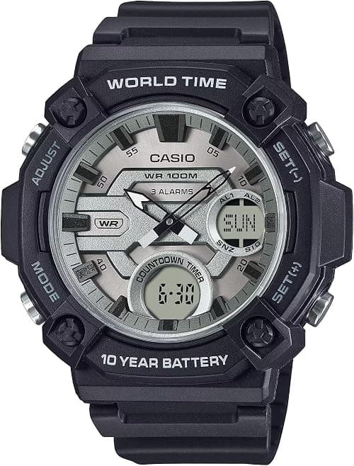 CASIO Men's Watch 10-Year Battery Sporty Analog-Digital - AEQ-120W-7AVDF on Amazon.sa - Price Tracker