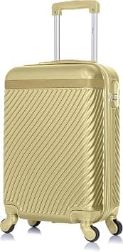 Senator Lightweight Hard Case luggage ABS carry on suitcase with 4 Quite Spinner wheels KH1065 (Carry-On 20-Inch, Tea Green) on Amazon - Best Deal Finder