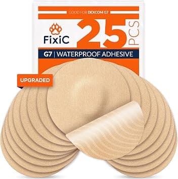 Fixic G7 Over Patches - 25 PCS - Adhesive Patches for Dexcom G7 & Stelo CGM على Amazon.ae - متتبع الأسعار