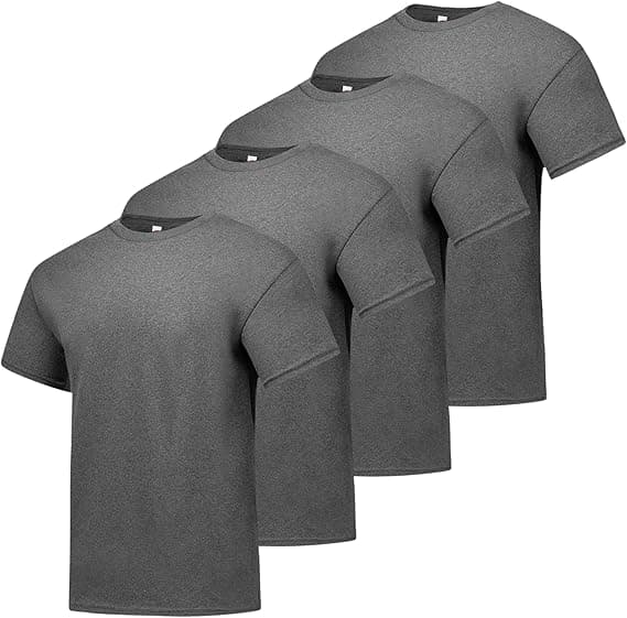 Hanes Men's Essentials Tshirt 4 and 6 Packs, ComfortSoft Tee, Cotton Shirt for Men on Amazon.ae - Price Tracker