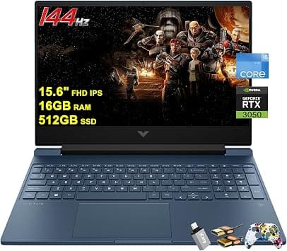 HP Victus 15 Gaming Laptop 15.6” FHD IPS Anti-Glare 144Hz Intel 8-core i5-12450H (Beat i7-11800H) 16GB RAM 512GB SSD GeForce RTX 3050 Backlit B&O Fast Charging Win11 w/ICP Accessory (UPGRADE) on Amazon.ae - Price Tracker