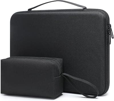 HYZUO 13.3-14 Inch Hard Shell Case Laptop Sleeve for MacBook Pro 14 M5/M4/M3/M2/M1 Pro/Max A3426 A3427 2026-2021, MacBook Pro/Air 13, Dell Pro 13/14 Premium, 13.8"-13" Surface Laptop, Black on Amazon.ae - Price Tracker