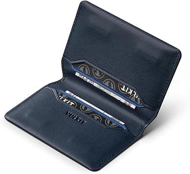 VULKIT Slim Minimalist Card Holder RFID Blocking Leather Credit Card Holder Front Pocket Wallet Magnetic Closure on Amazon.ae - Price Tracker