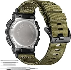 Abanen Rugged Nylon Watch Band for Casio gshock DW-5600/8900, Adjustable Sports Wrist Strap for GA-100/GW-B5600/GB-5600 /GW-6900 - Amazon.sa Price Tracker