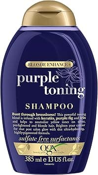 OGX Sulfate Free Blonde Enhance Purple Shampoo, 385ml on Amazon.ae - Price Tracker