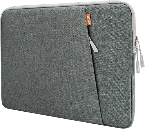 JETech Laptop Sleeve for 13-14Inch MacBook Neo (A18 Pro), MacBook Air/Pro (M1-M5) 2020-2026, 13-13.6 Inch Notebook, Waterproof Shock Resistant Bag Case with Accessory Pocket (Grey) on Amazon - Best Deal Finder