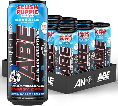 Applied Nutrition ABE Pre Workout Cans - All Black Everything Energy + Performance Drink, ABE Carbonated Beverage Sugar Free with Caffeine (Pack of 12 Cans x 330ml) (Slush Puppie Red + Blue) on Amazon.ae - Price Tracker