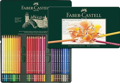 Faber-Castell Polychromos Colour Pencil 60-Pieces, Assorted Colour on Amazon.sa - Price Tracker