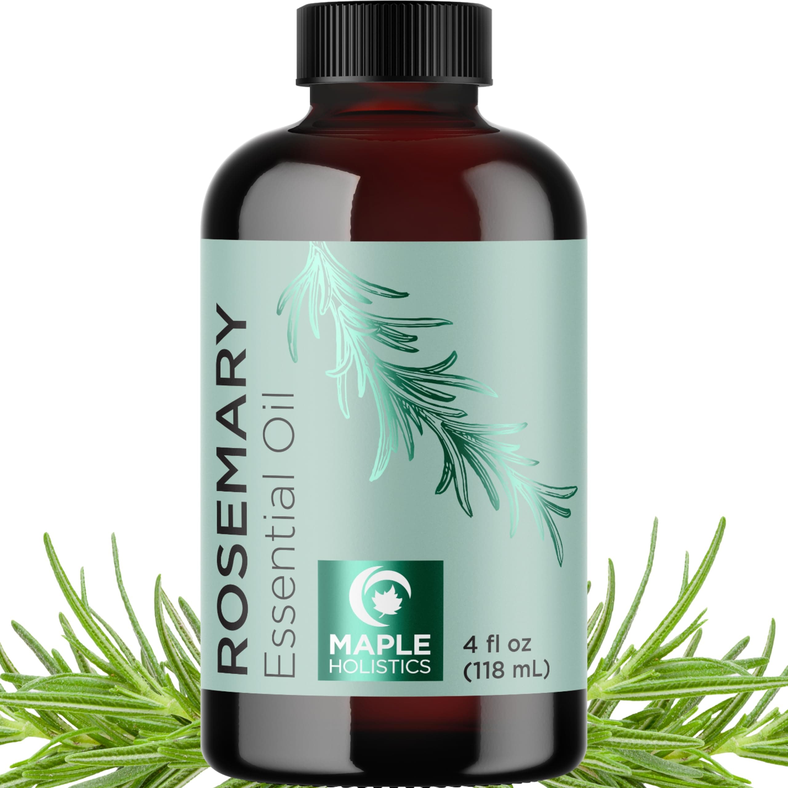 Pure Rosemary Oil for Hair Growth - Undiluted Rosemary Essential Oil for Hair Skin and Nails and Refreshing Aromatherapy Oil for Diffusers - Cleansing Rosemary Essential Oil for Dry Scalp Care 4oz on Amazon.ae - Price Tracker