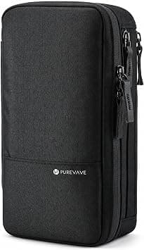 P PUREVAVE Compact Mens Toiletry Travel Bag Hanging, Mens Dopp Kit for Travel Waterproof, Wash Pouch, Black, One_Size, Compact, Minimal on Amazon - Best Deal Finder