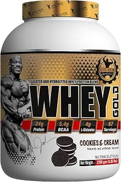 Dexter Jackson Signature Series Gold Whey Gold (5 Lbs, Cookies & Cream) on Amazon.ae - Price Tracker