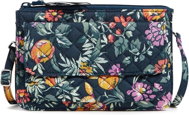 Vera Bradley womens Cotton Wallet Crossbody Purse With Rfid Protection Crossbody Purse على Amazon.ae - متتبع الأسعار