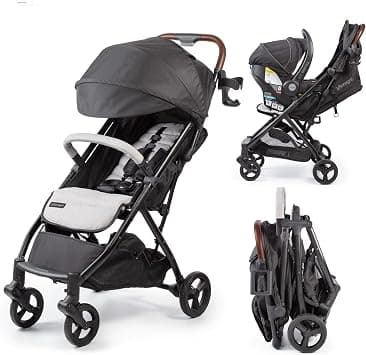 Summer Infant by Ingenuity 3Dquickclose CS+ Compact Fold Stroller, Car-Seat Compatible, Lightweight Stroller with Oversized Canopy, Extra-Large Storage - Amazon.sa Price Tracker
