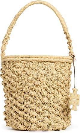 Tory Burch Women's Ella Hand Crochet Popcorn Stitch Bucket Bag - Amazon.ae Price Tracker