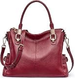 Kattee Women Genuine Leather Purses and Handbags Satchel Tote Shoulder Bag - Amazon.ae Price Tracker