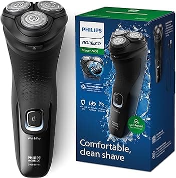 Philips Norelco Shaver 2400, Rechargeable Cordless Electric Shaver with Pop-Up Trimmer, X3001/90 on Amazon.ae - Price Tracker