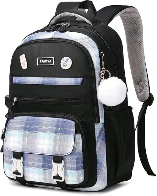 Girls Backpack for School, Kawaii Bookbag for Teen Multiple Pockets School Bag for Primary Elementary Middle School on Amazon.ae - Price Tracker