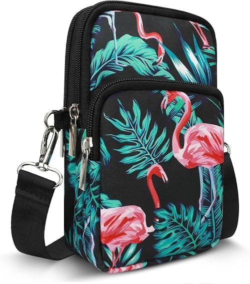 Women Girls Ladies Crossbody Phone Bags Wallet Cellphone Purse Small Shoulder Bag Travel Passport Neck Pouch Bag(M Size) on Amazon.ae - Price Tracker