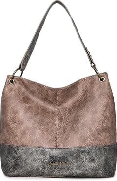 Montana West Hobo Purses and Handbags for Women Top Handle Tote Bags Vegan Leather Shoulder Satchel Handbags with Zipper - متتبع أسعار Amazon.sa