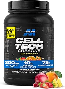 MuscleTech Cell Tech Tropical Citrus Punch 3lbs US (RB) on Amazon.sa - Price Tracker