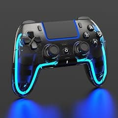 BETMI Wireless Controller for PS5, Pro/Slim/MAC/Android/Steam Deck, X-input for PC, Dual Vibration, Marco/Turbo, 3.5mm TRRS Stereo Jack, Accel & Gyro(6-Axis), Mute, Sensor Calibration(Black) - متتبع أسعار Amazon.sa