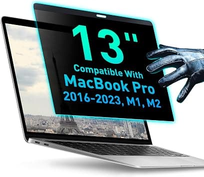 Magnetic Privacy Screen Compatible with MacBook Pro 13" 2016, 2017, 2018, 2019, 2020, 2021, 2022, 2023, M1, M2 Anti-Blue Light Laptop Screen Protector Filter Blue Light Blocking Filter on Amazon.ae - Price Tracker