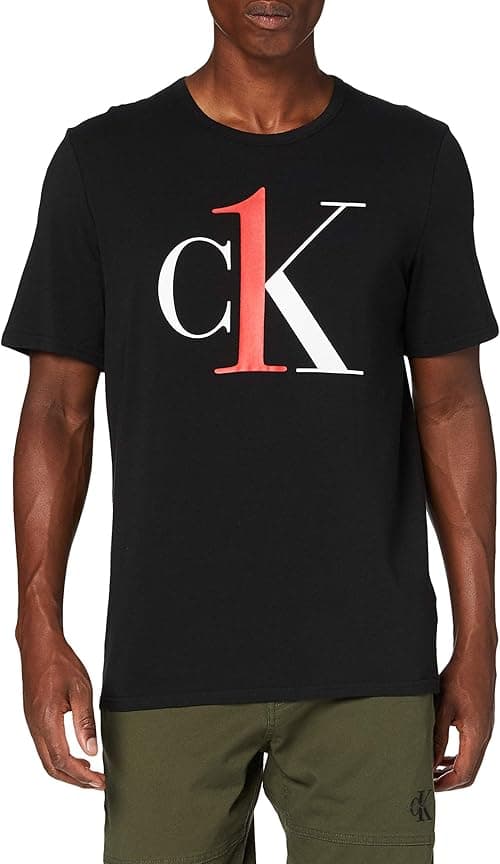 Calvin Klein Mens S/S CREW NECK T-Shirt (pack of 1) on Amazon.ae - Price Tracker