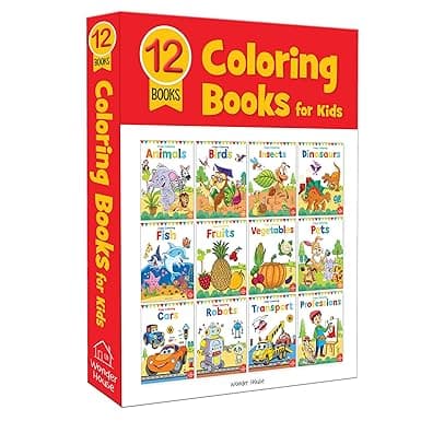 Colouring Books for kids (Pack of 12 Children ) on Amazon.ae - Price Tracker